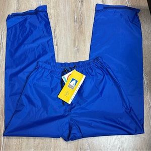 Vintage Sierra Designs Men's XL Neo Pant Hydrolite Waterpoof Royal Blue Hiking